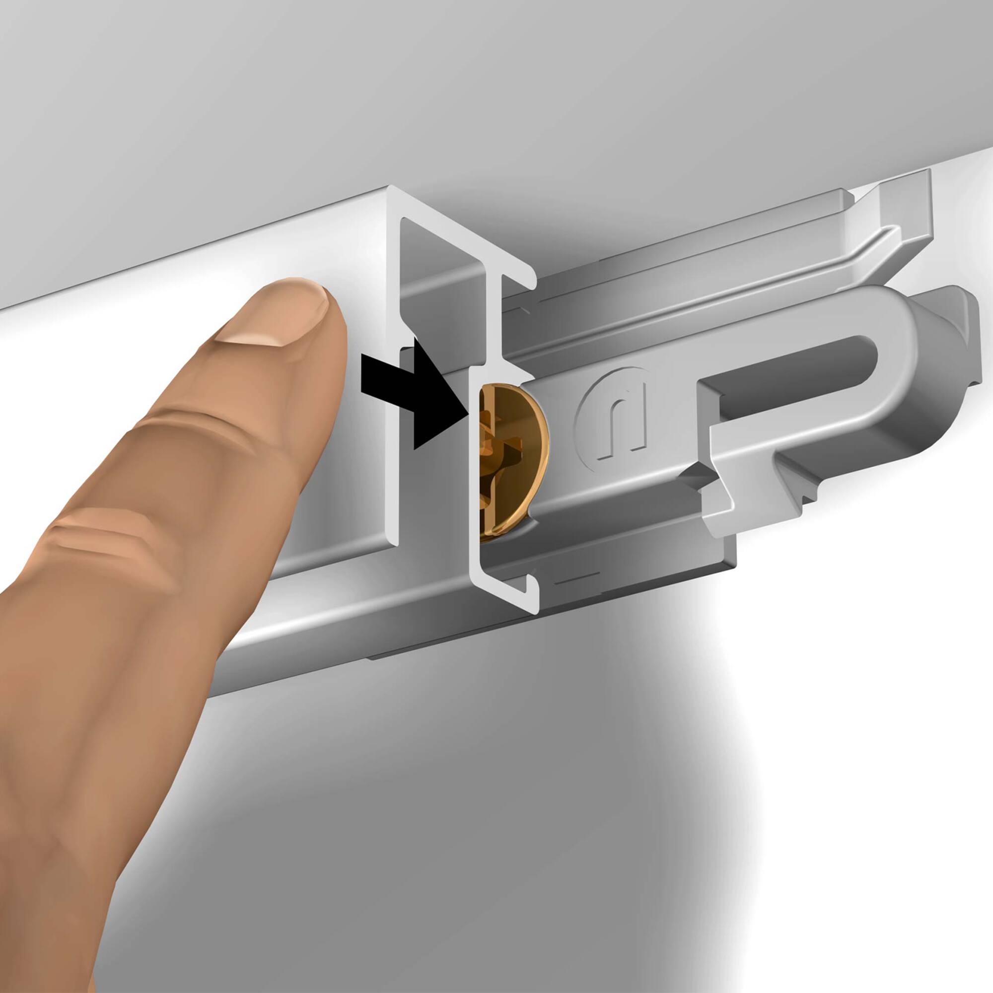 HangZ® 6ft. Gallery Rail Hanging System